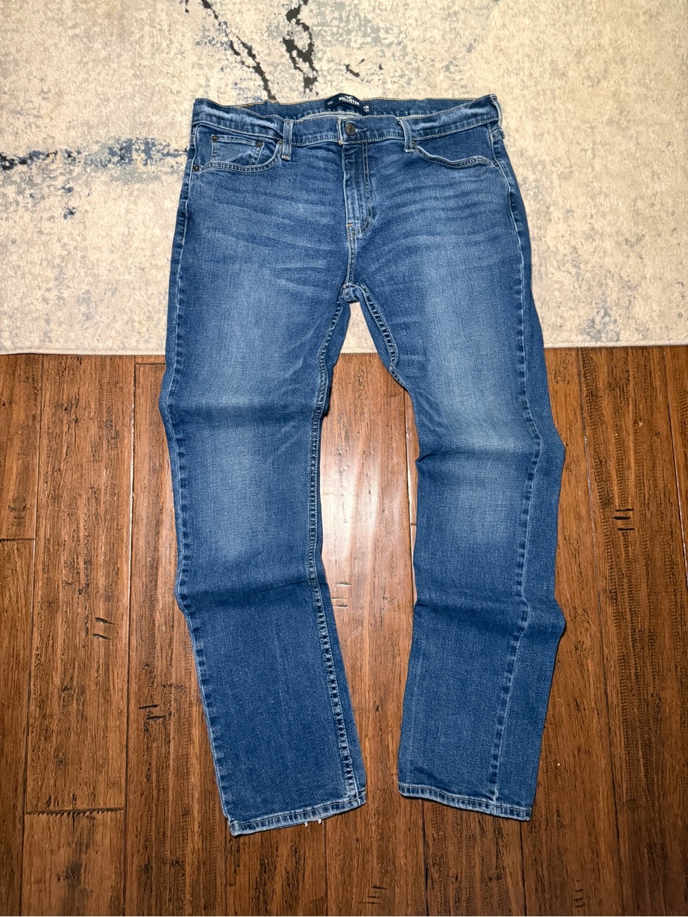 Hollister California Medium Wash Straight Leg Jeans Size 36x34